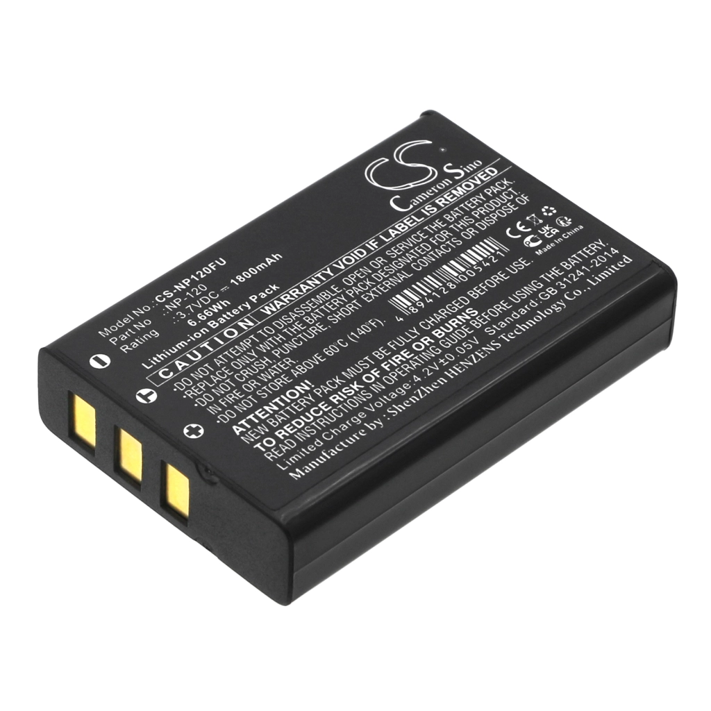 Batterie Sostituisce NP-120