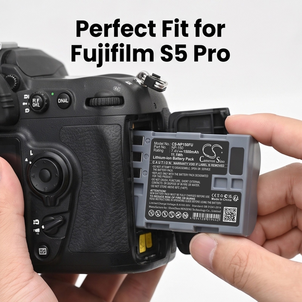 Batterie compatibile con Fujifilm BC-150 BC-150 CS-NP150FU