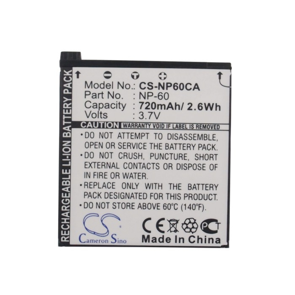 Camera Battery SVP CS-NP60CA