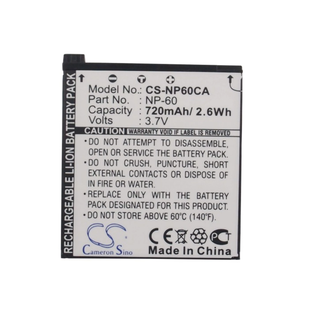 Batteria della fotocamera Ricoh CS-NP60CA