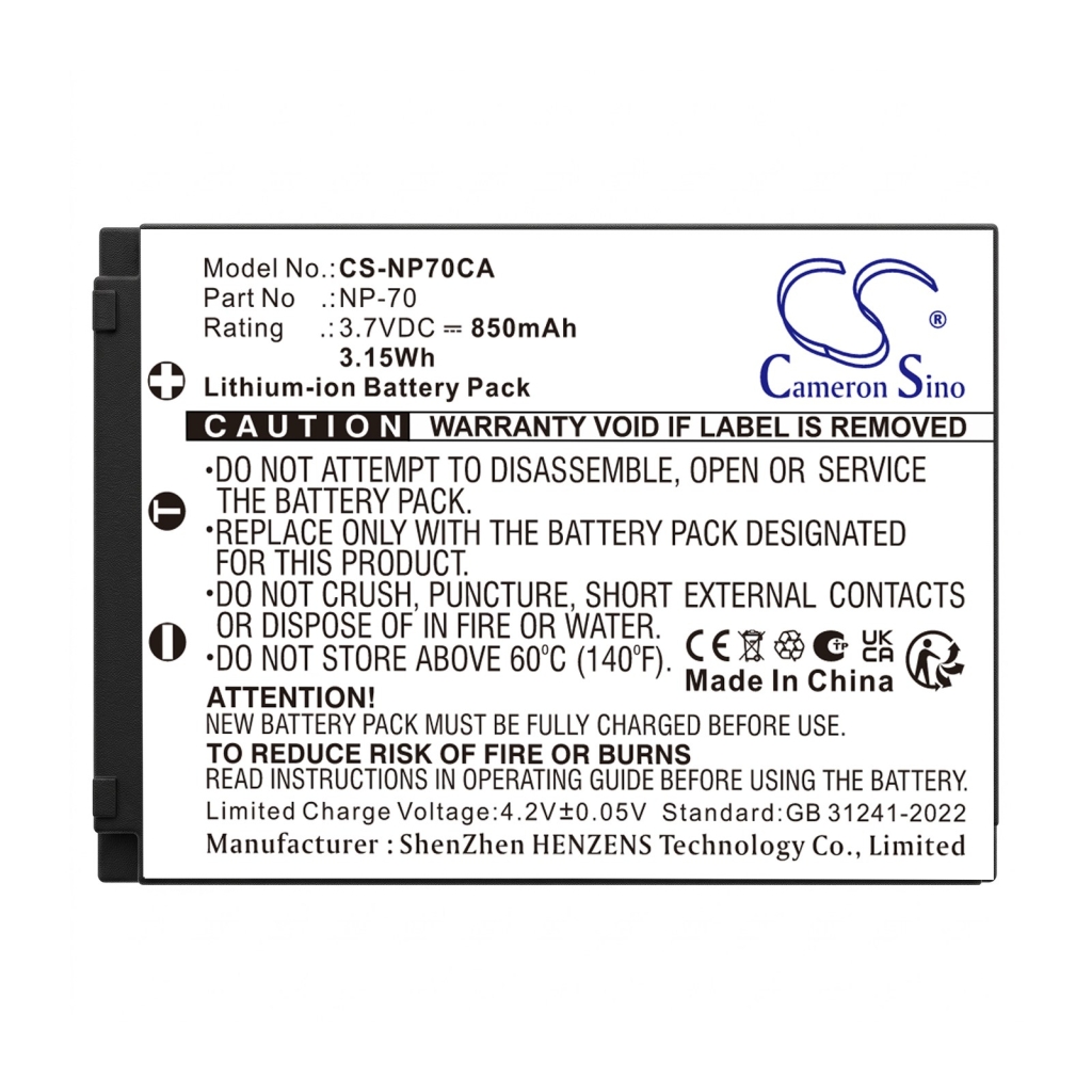 Battery compatible with Sigma