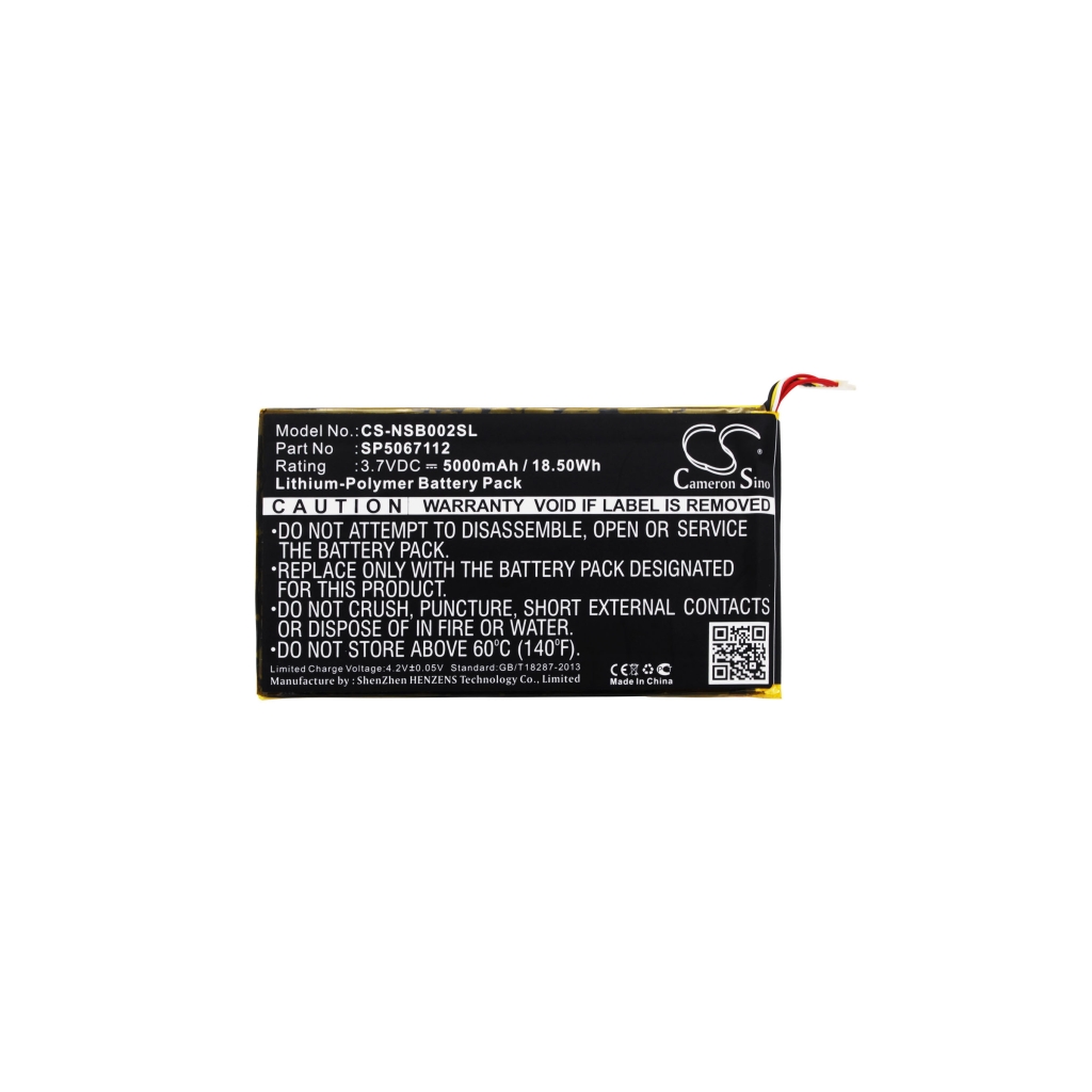 Batteria compatibile con Fuhu CS-NSB002SL