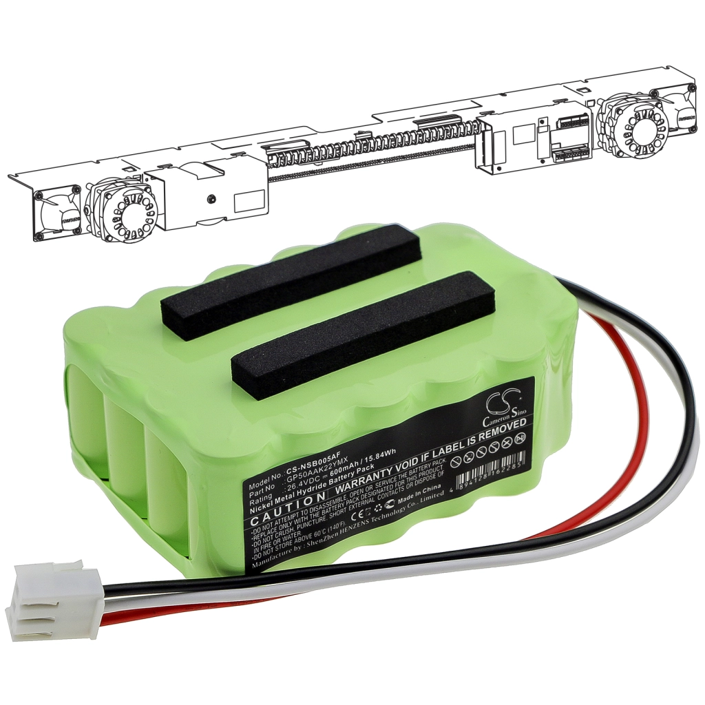 Batteria per telecamera di sicurezza domestica Manusa SEBA05 (CS-NSB005AF)
