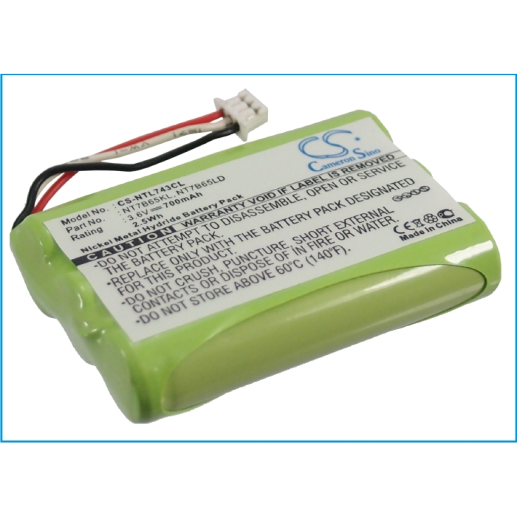 Batterie Batteria Telefono Cordless CS-NTL743CL