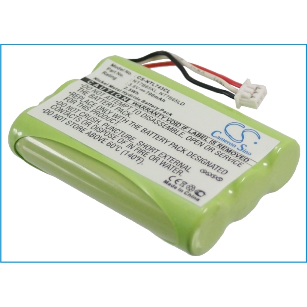 Batterie Batteria Telefono Cordless CS-NTL743CL