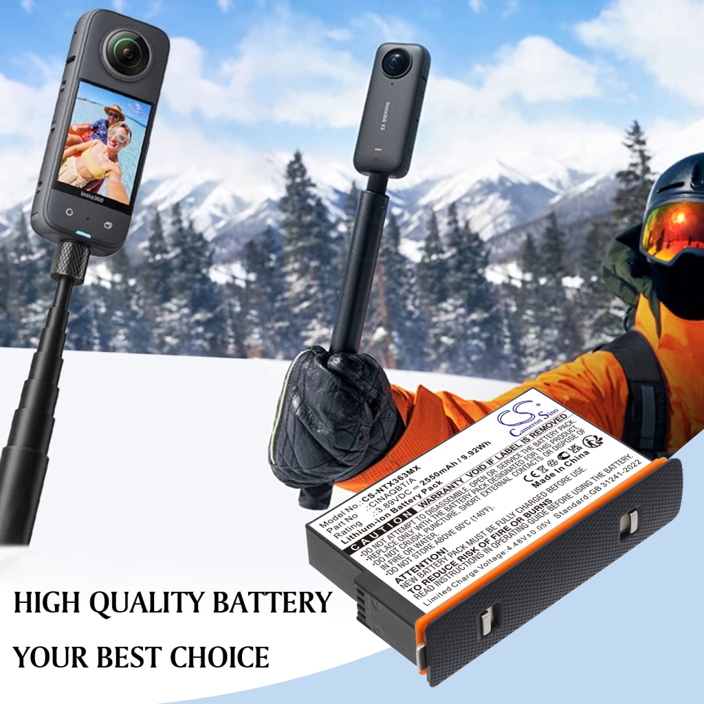 Batterie Batteria della fotocamera CS-NTX363MX
