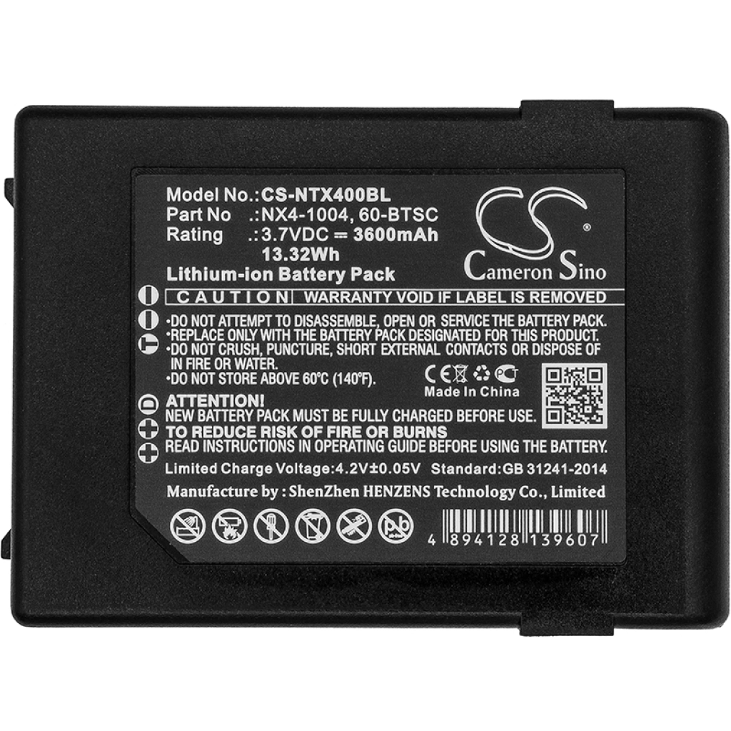Codice a barre, batteria dello scanner Nautiz CS-NTX400BL
