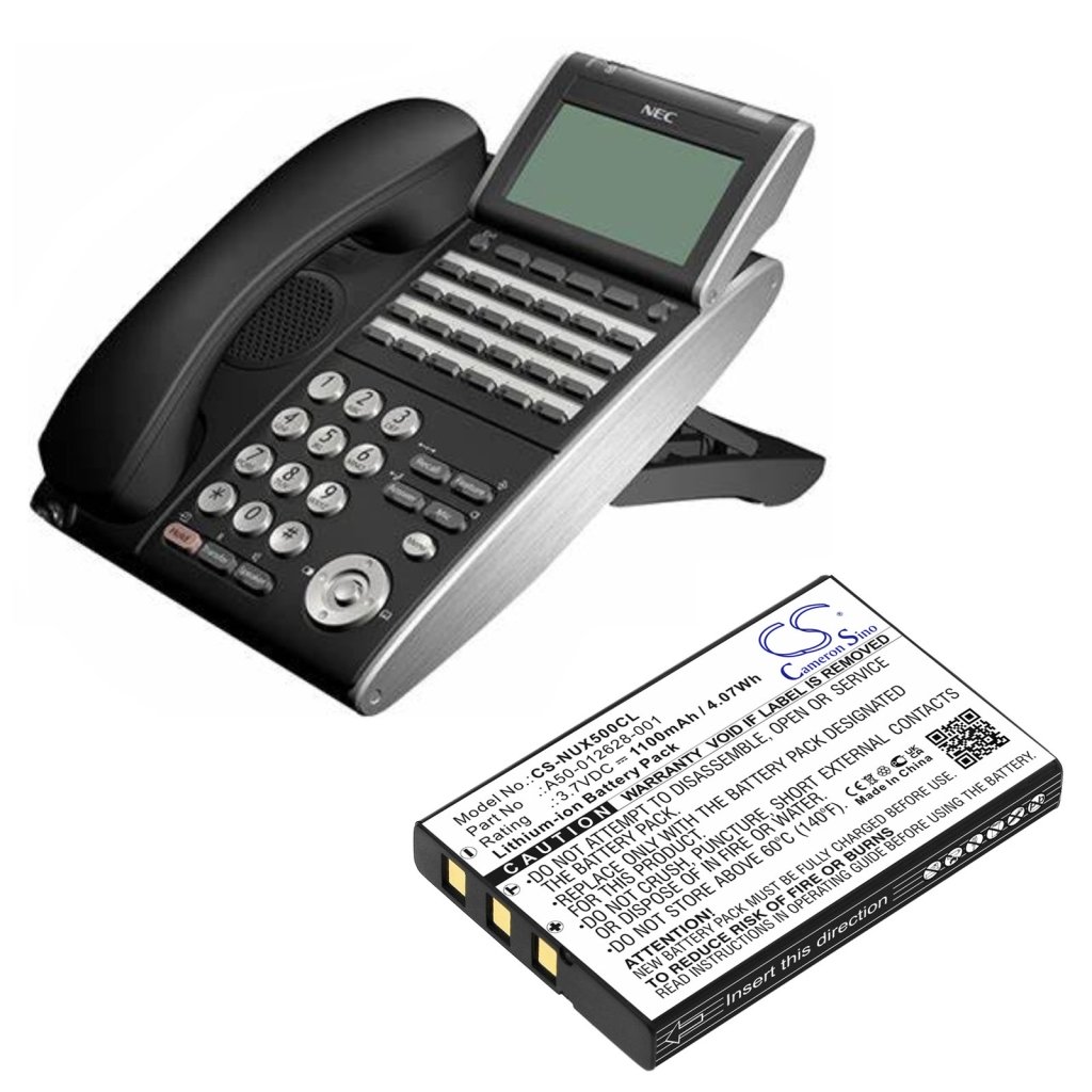 Batterie Batteria Telefono Cordless CS-NUX500CL