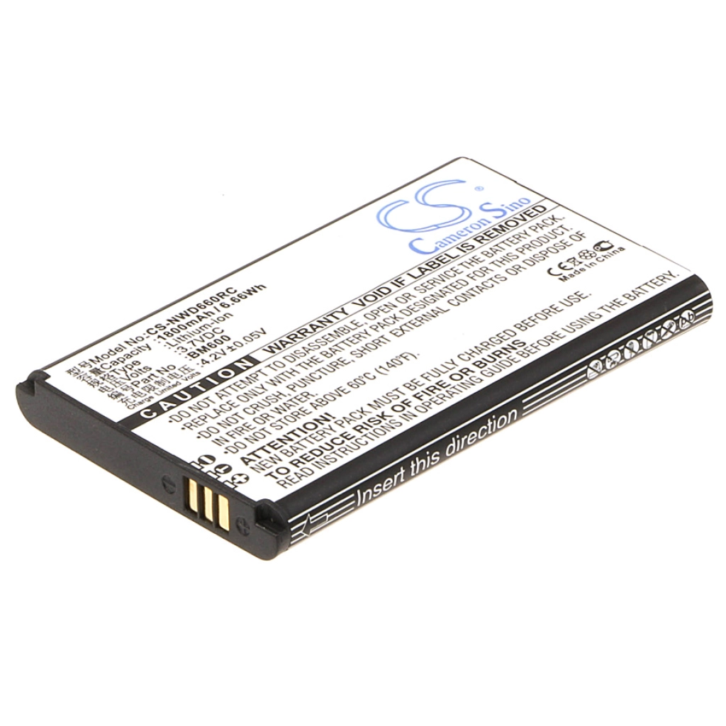 Batterie Batteria hotspot CS-NWD660RC