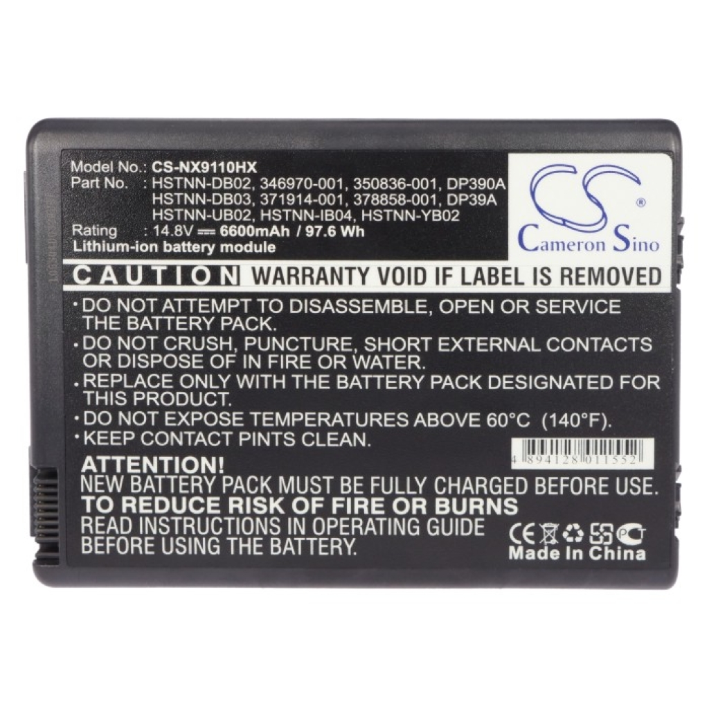 Batteria notebook Compaq Presario R3000T-DP218AV (CS-NX9110HX)