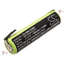 Compatible battery replacement for OMRON GP75AAH2A1H