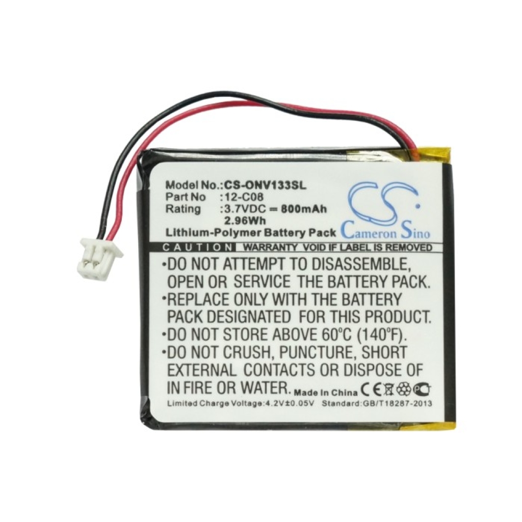Sostituzione della batteria compatibile per Oryon technologies 12-C08
