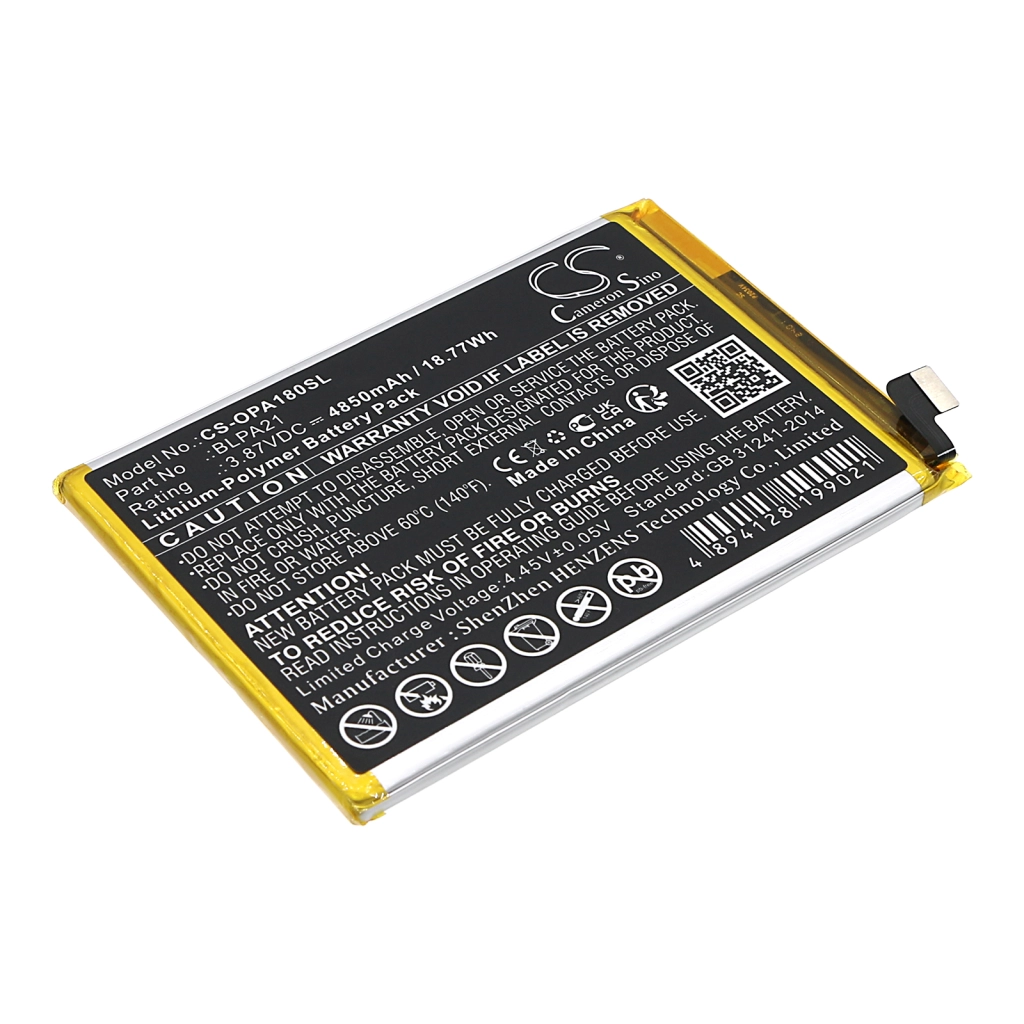 Batterie Batteria del telefono cellulare CS-OPA180SL