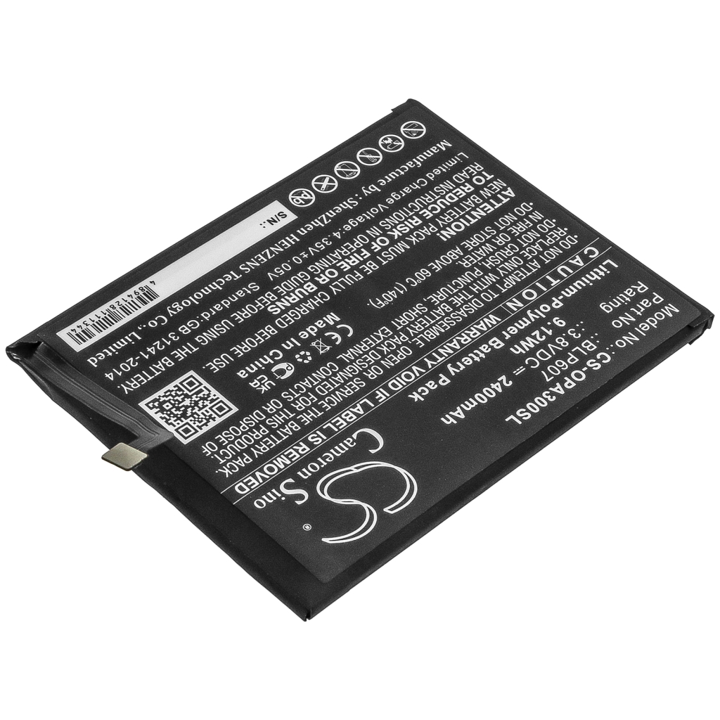 Sostituzione della batteria compatibile per OPPO BLP607