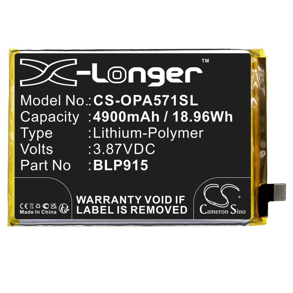 Batterie Batteria del telefono cellulare CS-OPA571SL