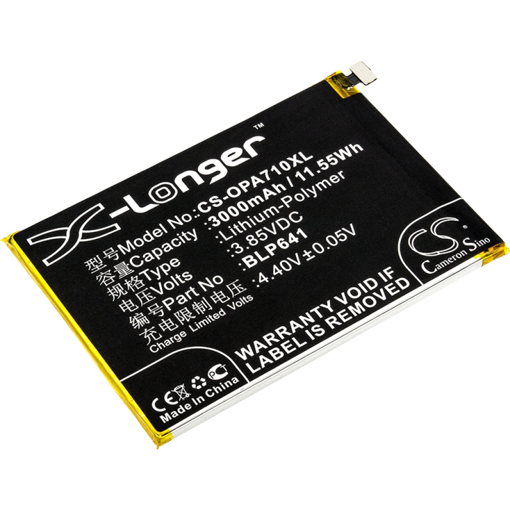 Batteria del telefono cellulare OPPO A71 (CS-OPA710XL)