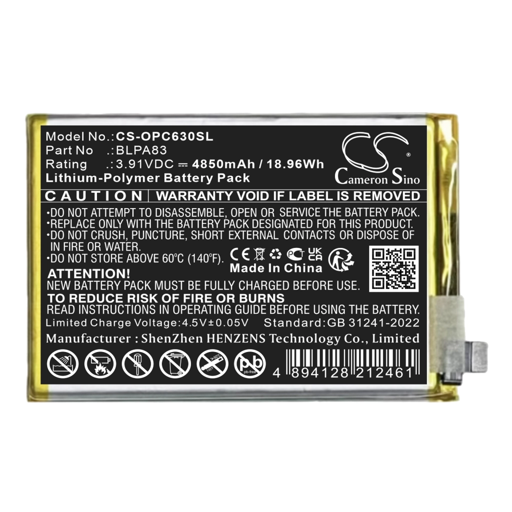 Batterie Sostituisce BLPA83
