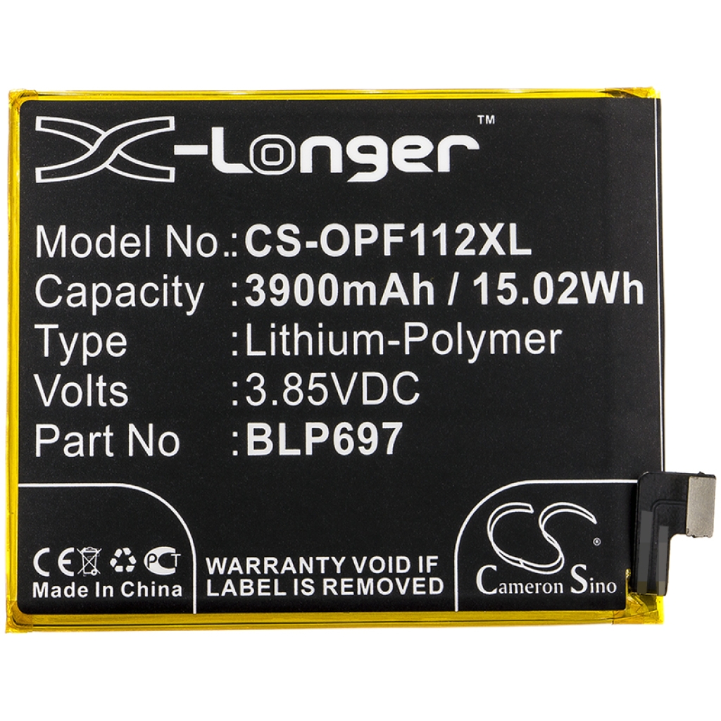 Batteria del telefono cellulare OPPO CS-OPF112XL