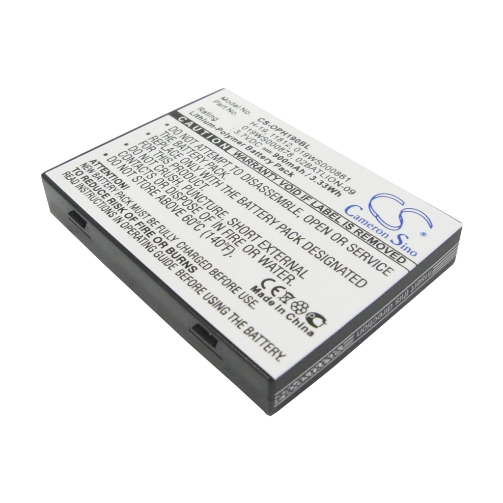 Codice a barre, batteria dello scanner Opticon H16 (CS-OPH190BL)