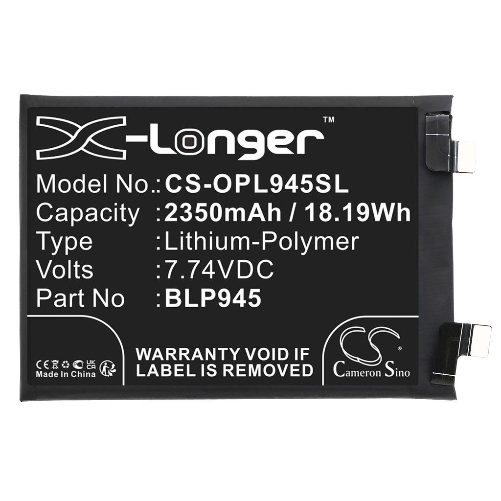 Batterie Batteria del telefono cellulare CS-OPL945SL