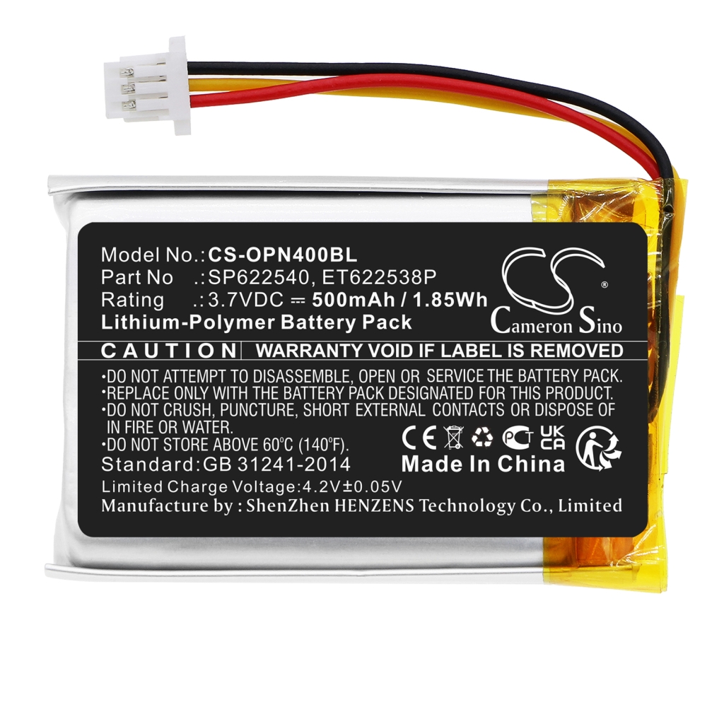 Codice a barre, batteria dello scanner Opticon CS-OPN400BL