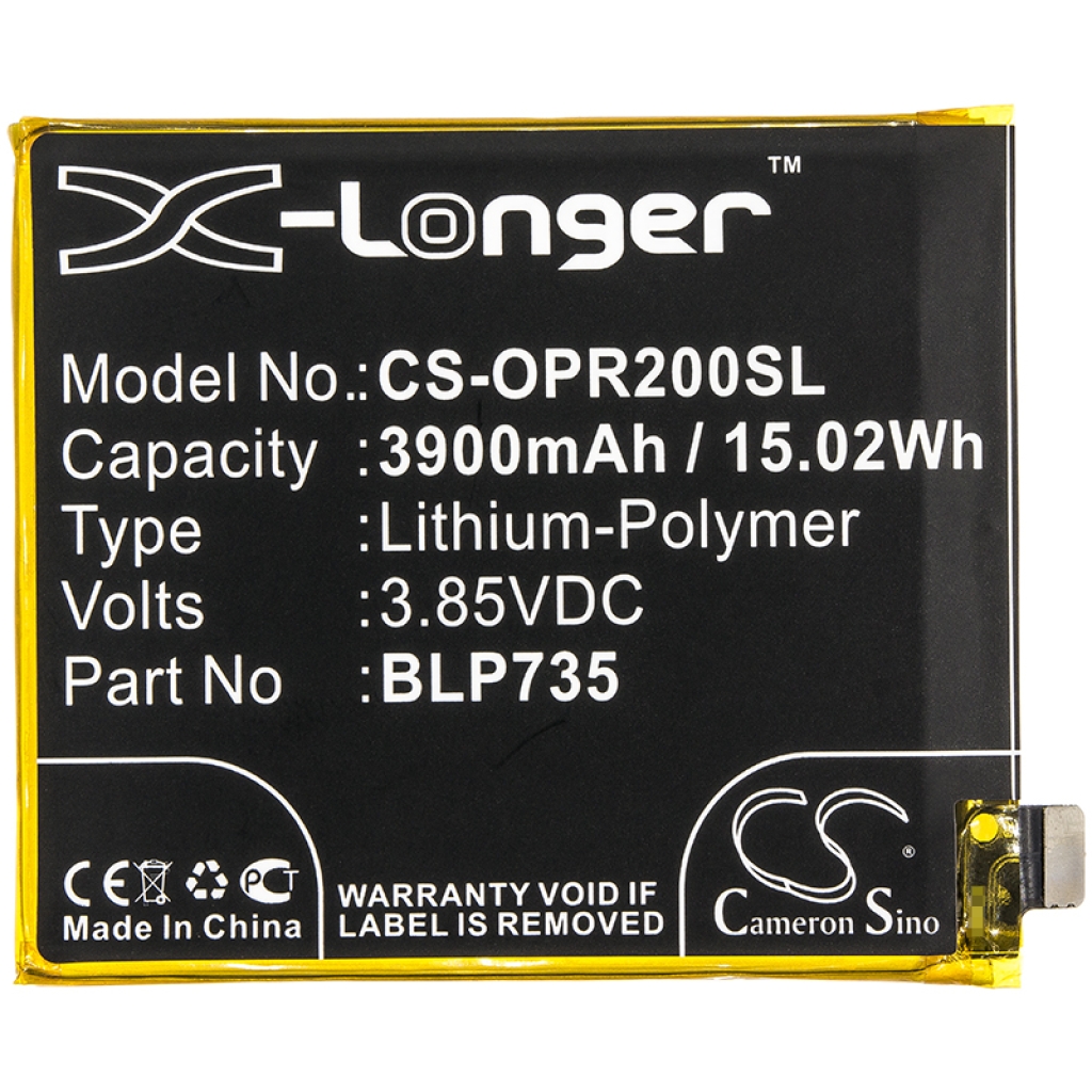 Batteria del telefono cellulare OPPO PCKT00 (CS-OPR200SL)