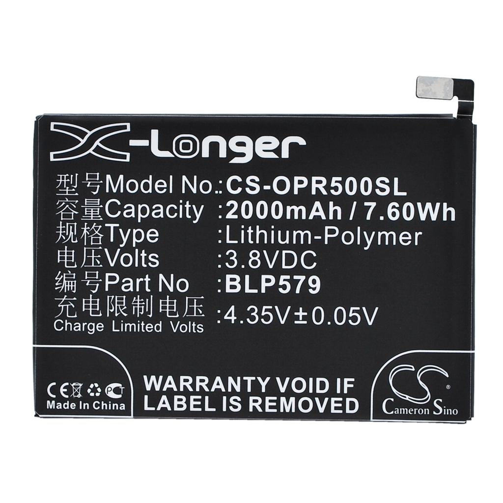 Sostituzione della batteria compatibile per OPPO BLP579