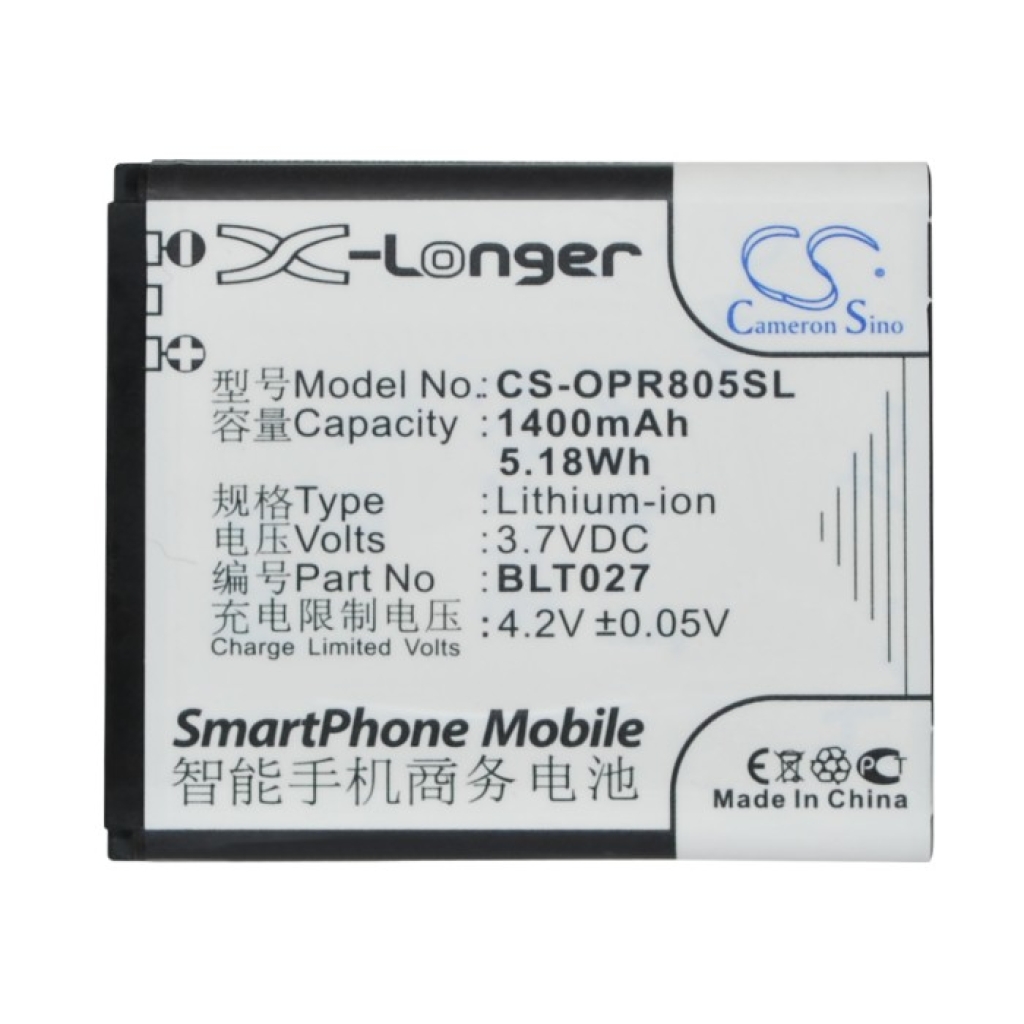 Batteria compatibile con OPPO CS-OPR805SL