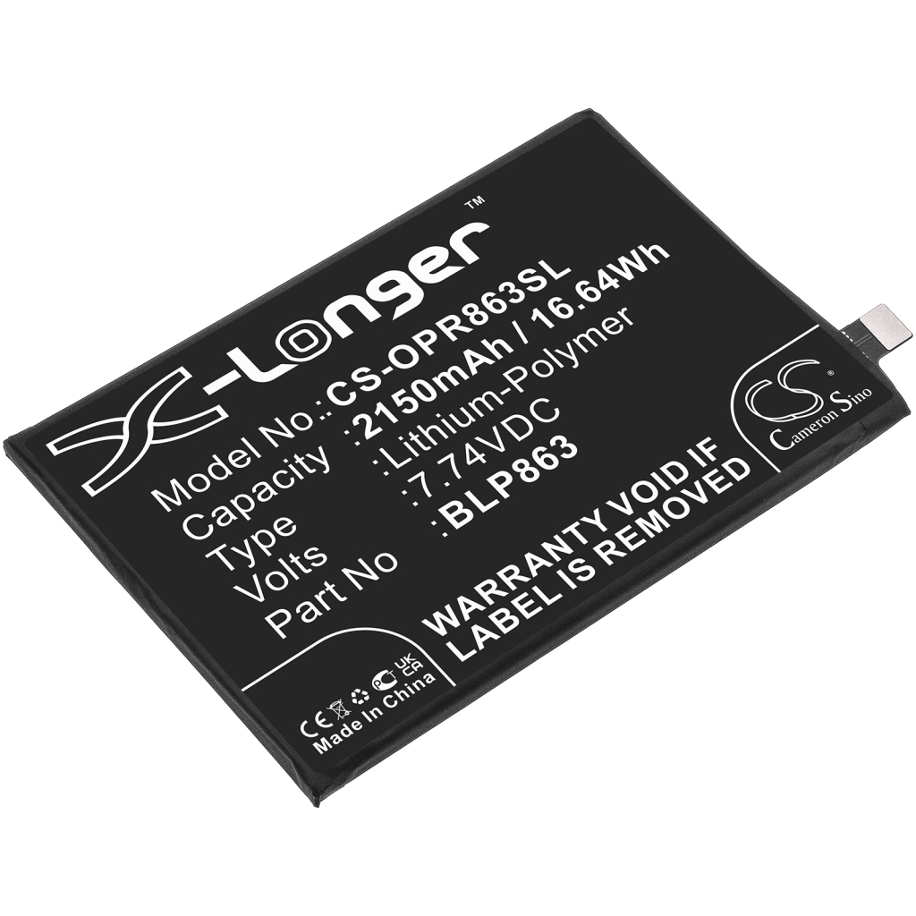 Batteria del telefono cellulare OPPO CS-OPR863SL