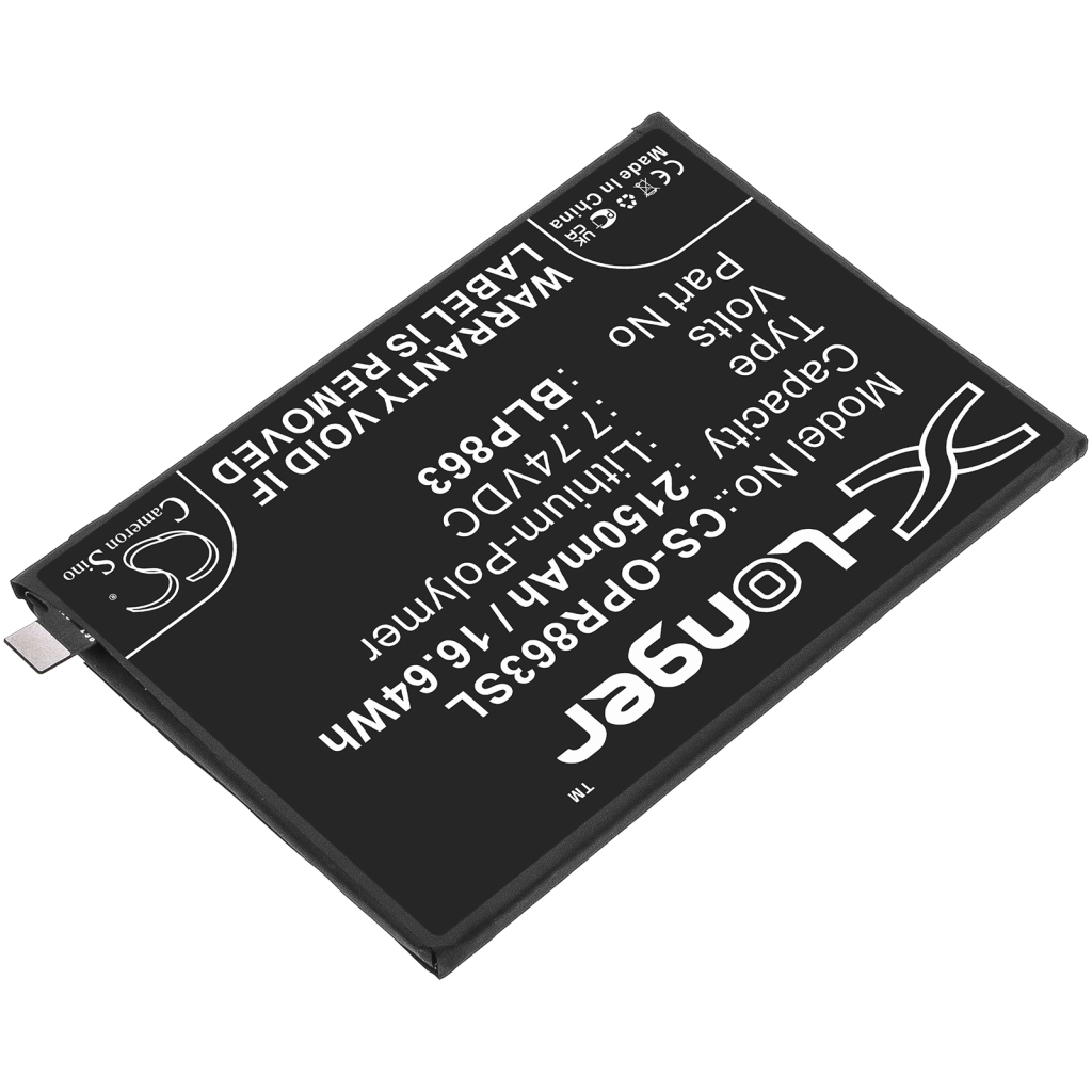 Batterie Batteria del telefono cellulare CS-OPR863SL