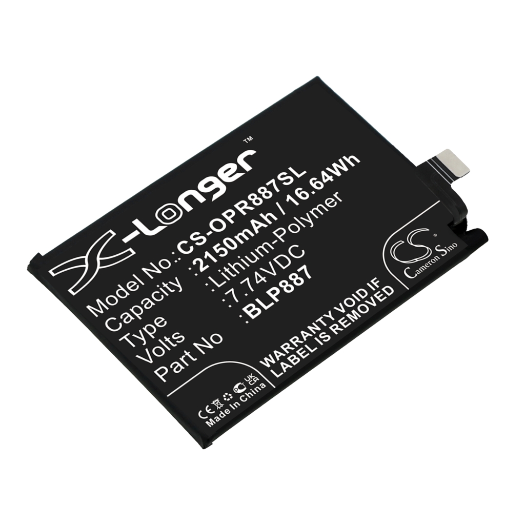 Sostituzione della batteria compatibile per OPPO BLP887