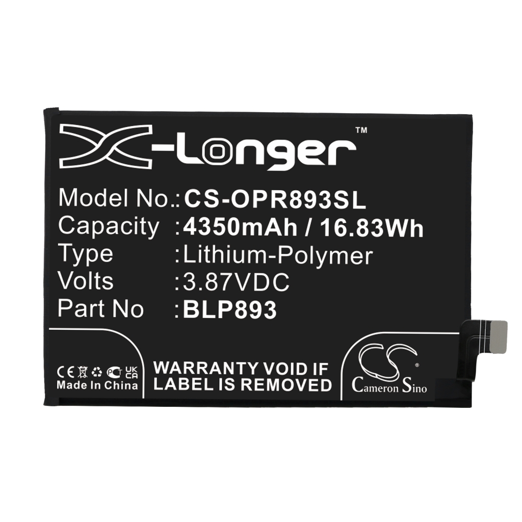 Sostituzione della batteria compatibile per OPPO BLP887