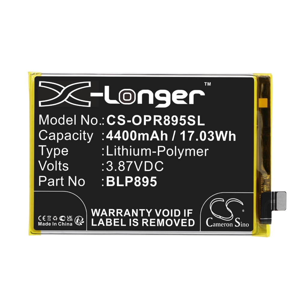 Batterie Batteria del telefono cellulare CS-OPR895SL