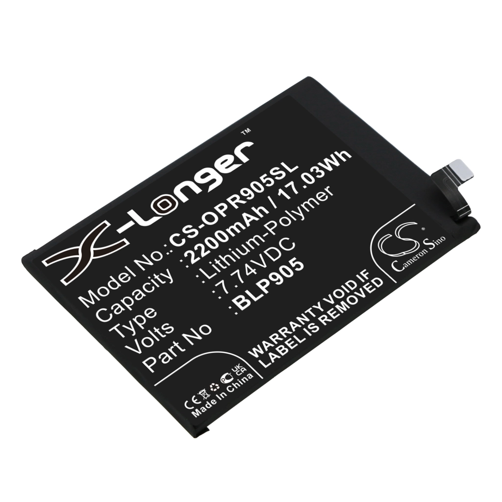 Batterie Batteria del telefono cellulare CS-OPR905SL