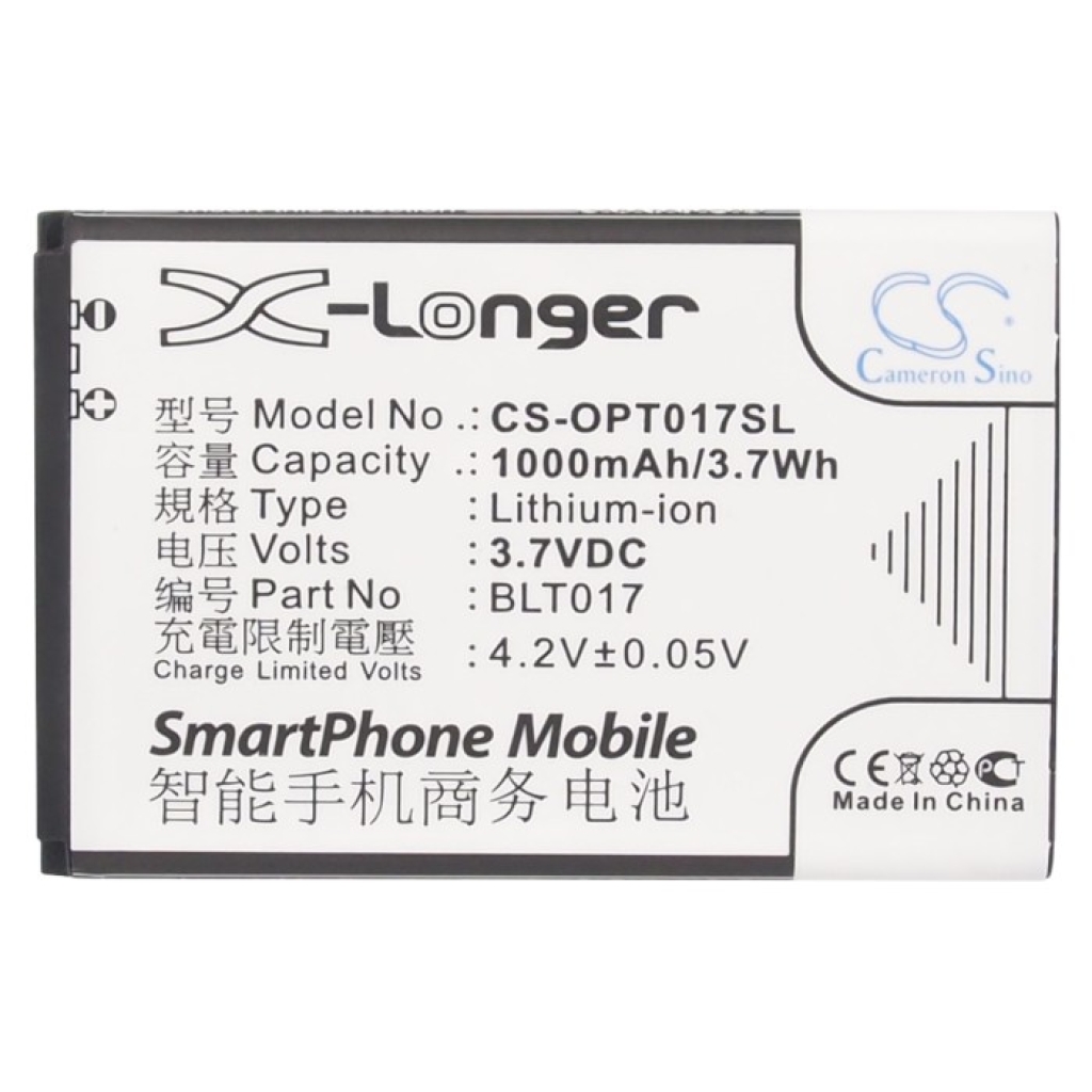 Batteria compatibile con OPPO CS-OPT017SL