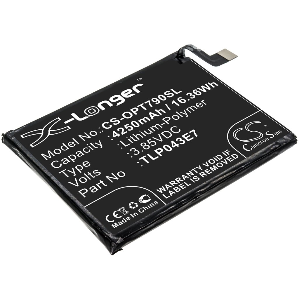 Batteria del telefono cellulare Alcatel T790Y (CS-OPT790SL)