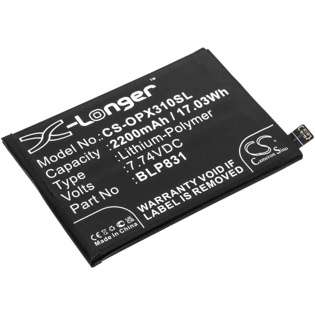 Batterie Batteria del telefono cellulare CS-OPX310SL