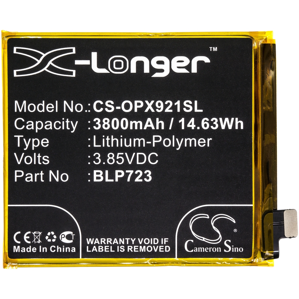 Batteria del telefono cellulare OPPO CS-OPX921SL