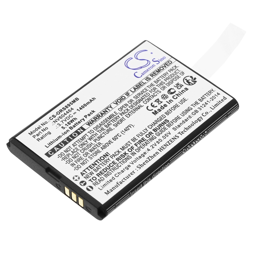 Batterie Batteria del telefono cellulare CS-ORS895MB