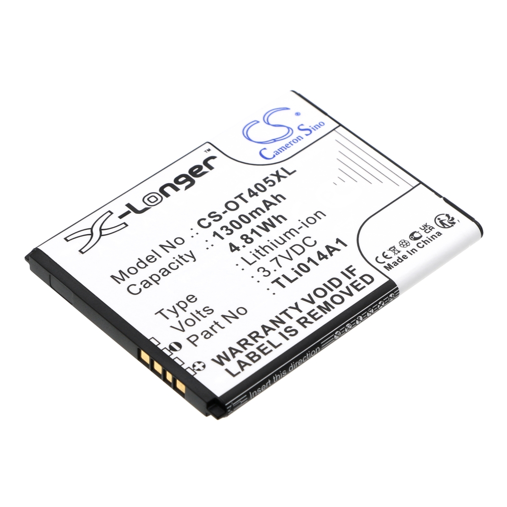 Batteria del telefono cellulare Alcatel One Touch 4005D (CS-OT405XL)