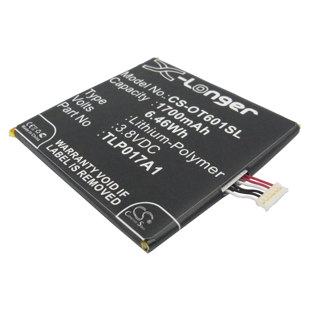 Sostituzione della batteria compatibile per Alcatel CAC1700001C,TLP017A1,TLP017A2