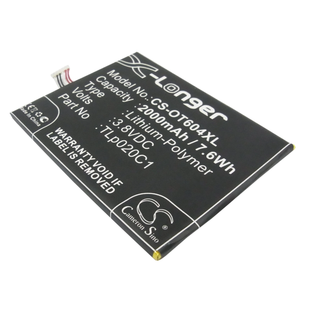 Batterie Batteria del telefono cellulare CS-OT604XL