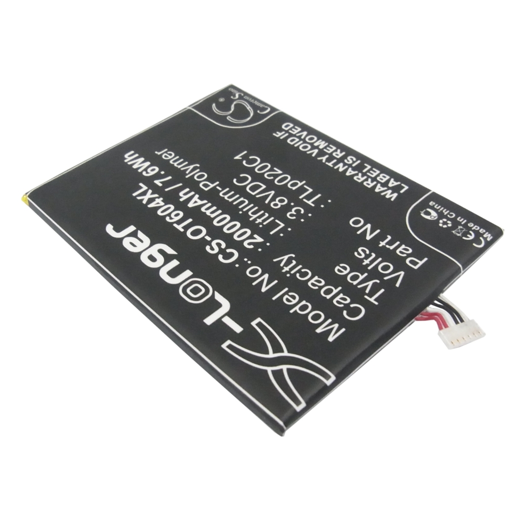 Sostituzione della batteria compatibile per Alcatel CAC2000012C2,TLP020C1,TLP020C2