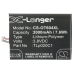 Sostituzione della batteria compatibile per Alcatel CAC2000012C2,TLP020C1,TLP020C2