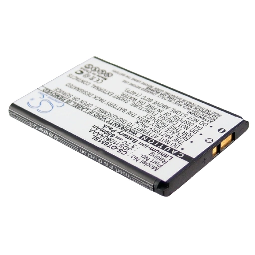 Batteria del telefono cellulare Alcatel OT-E157 (CS-OT651SL)