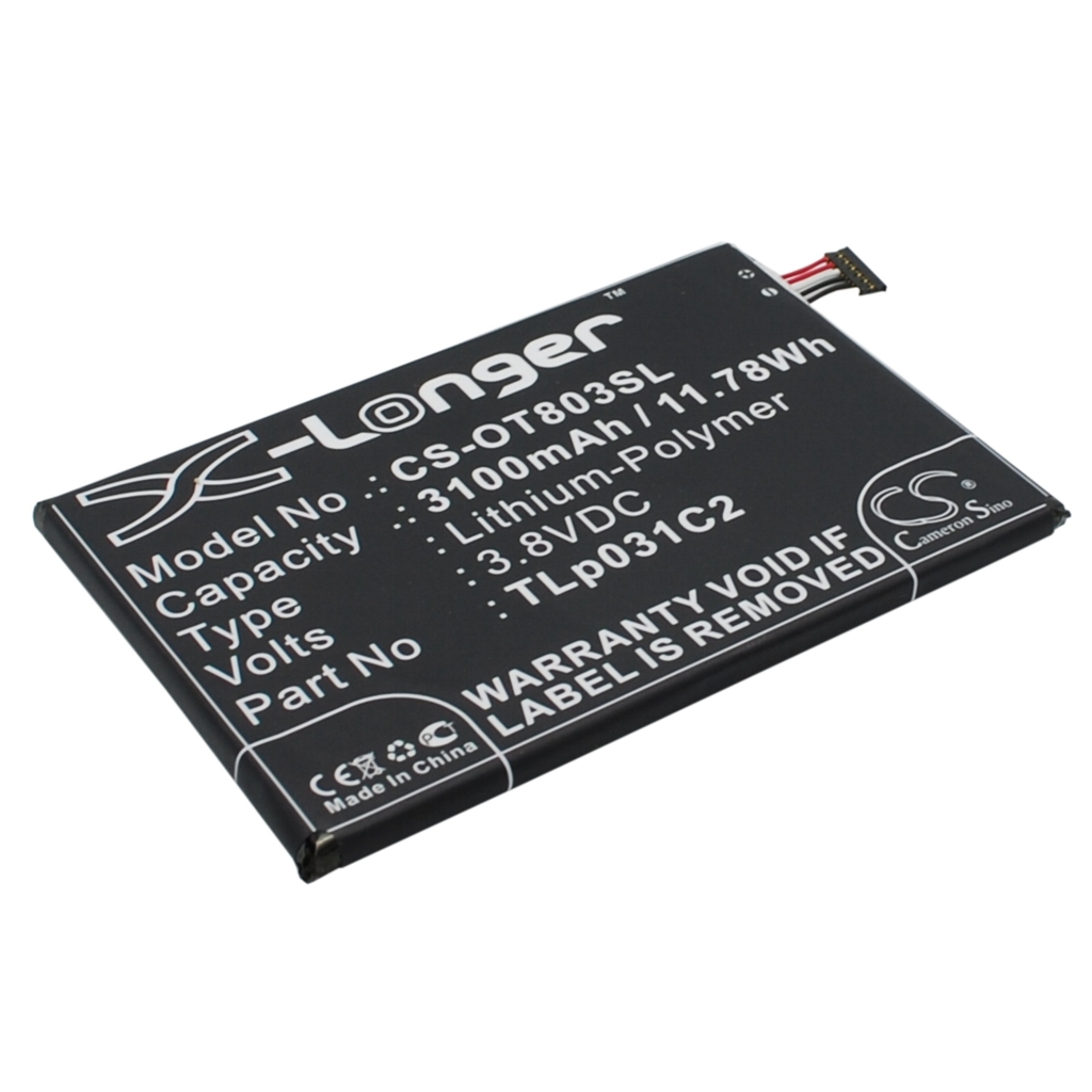 Sostituzione della batteria compatibile per Alcatel TLP031C1,TLP031C2
