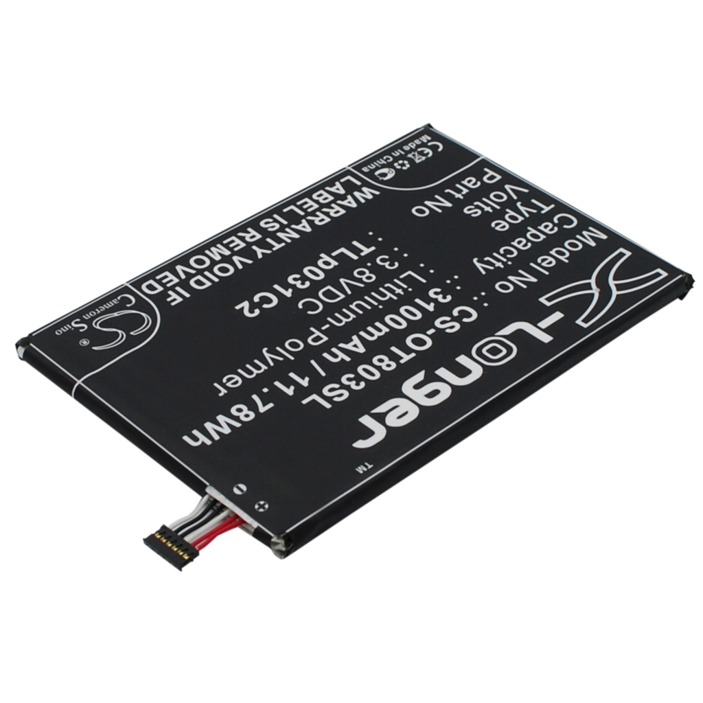 Sostituzione della batteria compatibile per Alcatel TLP031C1,TLP031C2