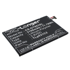 Sostituzione della batteria compatibile per Alcatel TLP031C1,TLP031C2