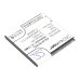 Batteria del telefono cellulare Alcatel CS-OT918XL