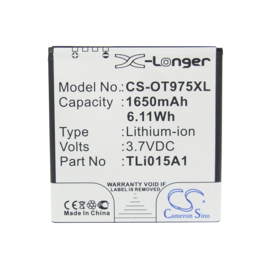 Sostituzione della batteria compatibile per Alcatel TLI015A1